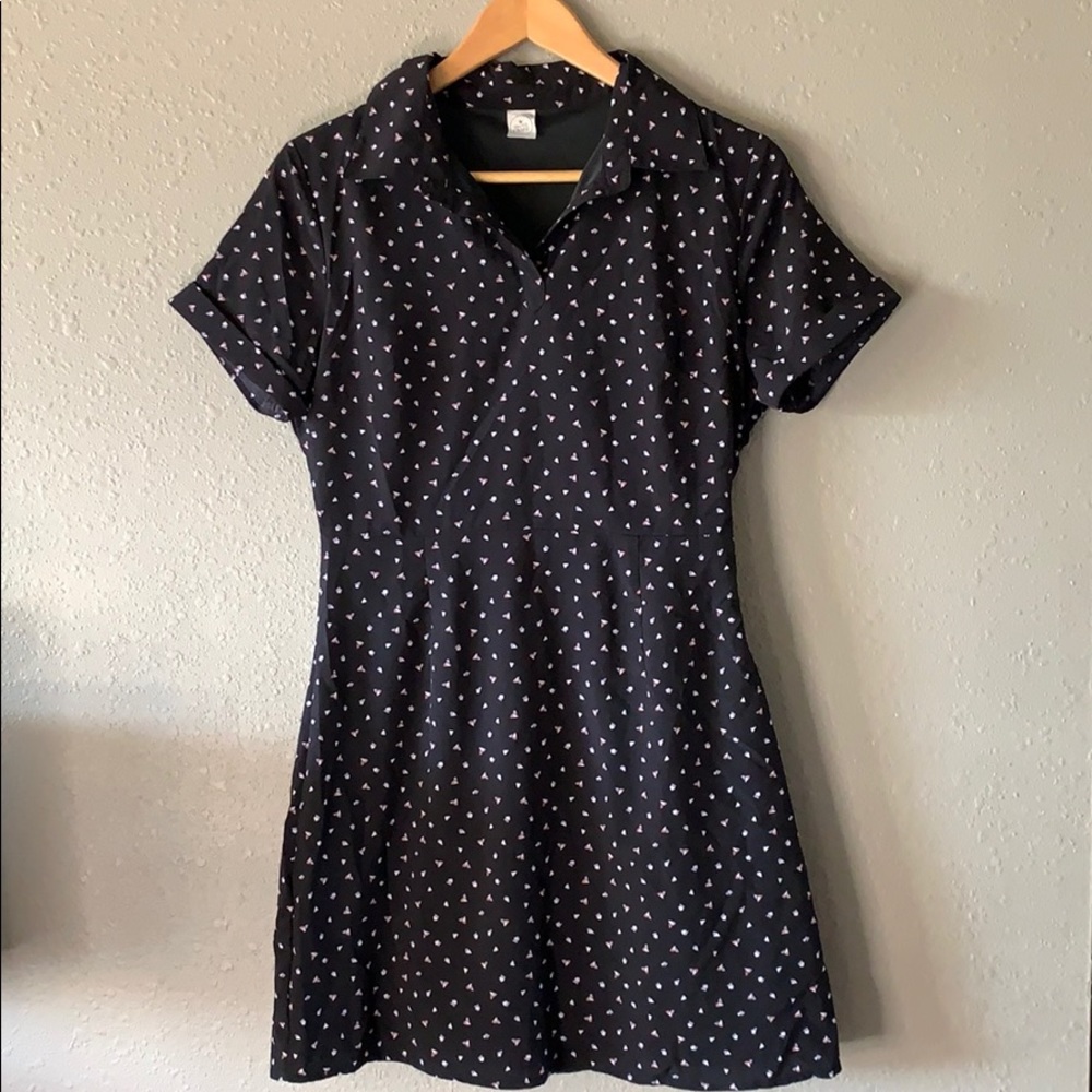 Paper Crane collared dress